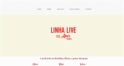 Desktop Screenshot of linhalive.com.br